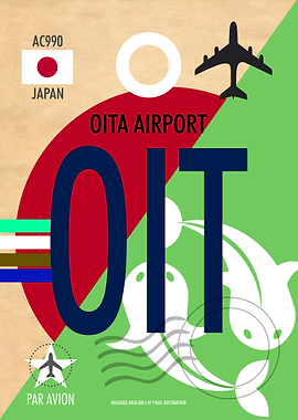 JAPAN OITA AIRPORT OIT