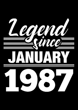 Legend Since January 1987
