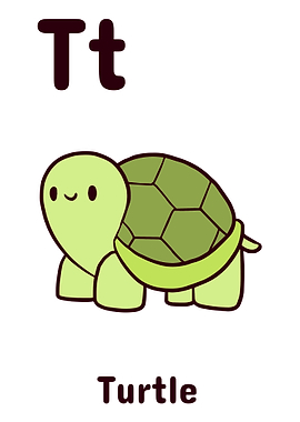 ALPHABET KIDS ABC LETTER T