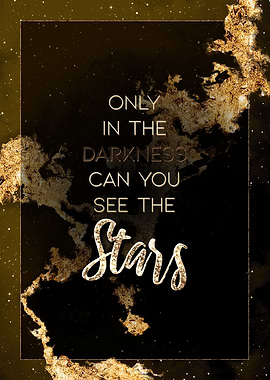 Only in Darkness Stars Art