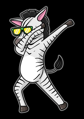 Dabbing Dancing Zoo Zebr