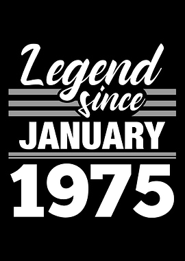Legend Since January 1975