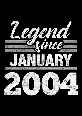 Legend Since January 2004