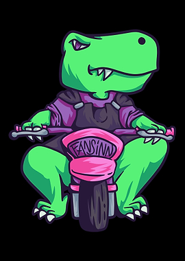 Motorsport dinosaur TRex