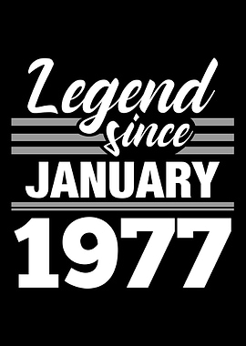 Legend Since January 1977