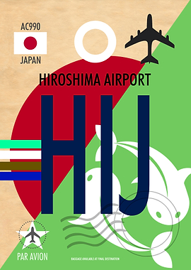HIROSHIMA AIRPORT HIJ