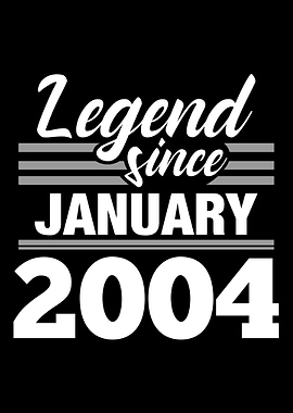 Legend Since January 2004
