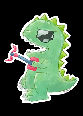 Dragon funny power TRex d