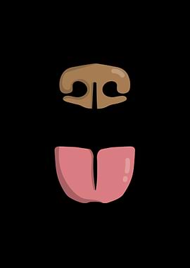 Dog Face art lovers cute