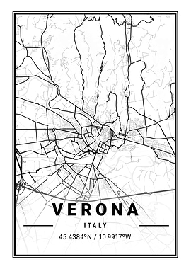 Verona Light City Map