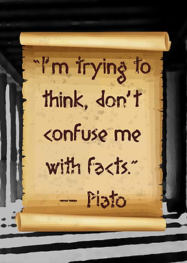 Dont confuse Plato