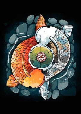 Ying Yang Koi