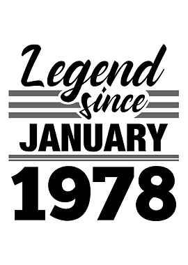 Legend Since January 1978