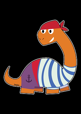 Pirate Dinosaur Brachiosau