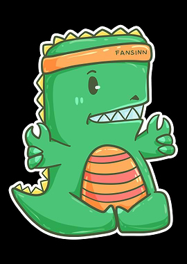 TRex dinosaur Meditation