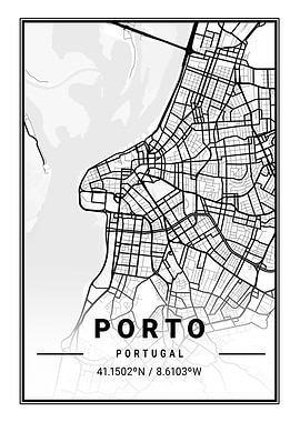 Porto Light City Map