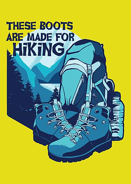 Hiking Mountain and shoes