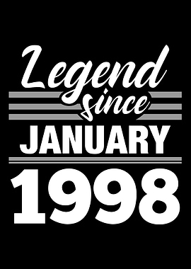Legend Since January 1998
