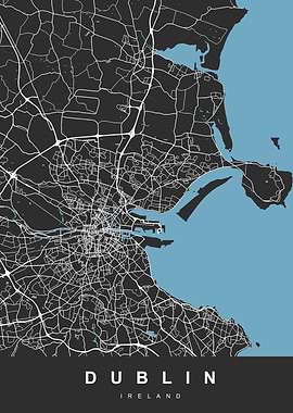 Map Dublin Ireland