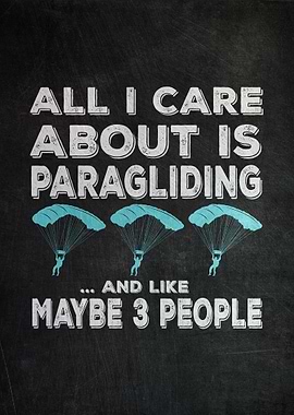 Paragliding and 3 People