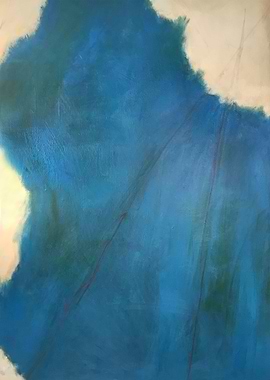 Blue Abstract Painting