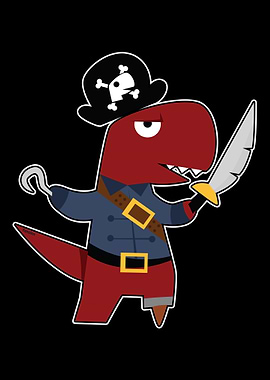 Pirate Captain Tyrannosaur