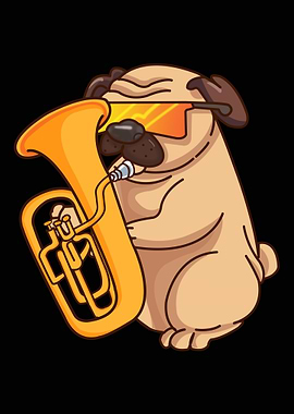 Funny Tuba Player