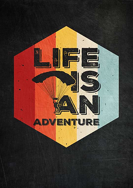 Paragliding Vintage Retro