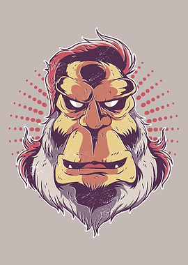 Illustration of a Bigfoot