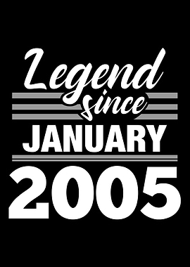 Legend Since January 2005