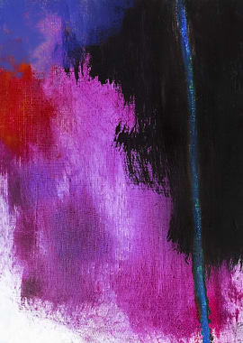 Purple Red Abstract Art