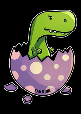 TRex dinosaur baby egg ca