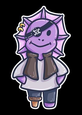 Pirate Dinosaurs eyepatch