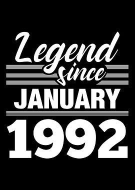 Legend Since January 1992