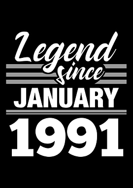 Legend Since January 1991