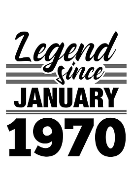 Legend Since January 1970