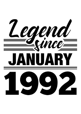 Legend Since January 1992