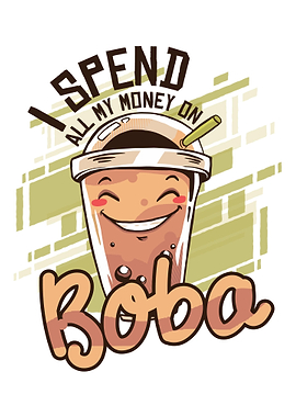 Illustration Boba with