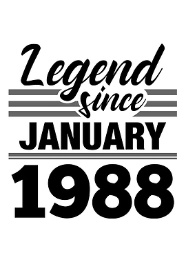 Legend Since January 1988