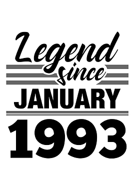 Legend Since January 1993