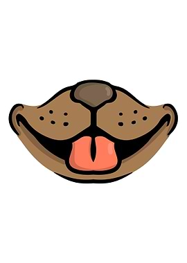 Dog Face art lovers cute