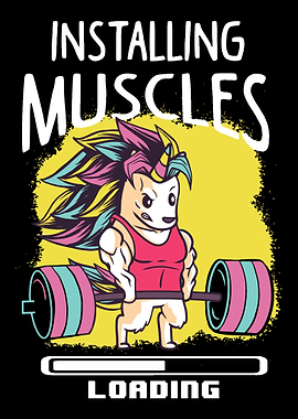 Funny Unicorn Muscle Shop
