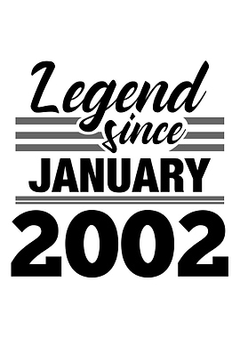 Legend Since January 2002