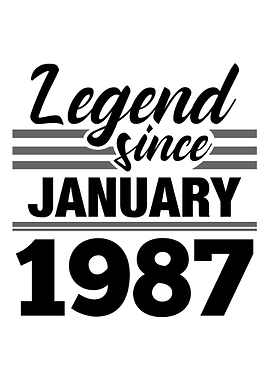 Legend Since January 1987