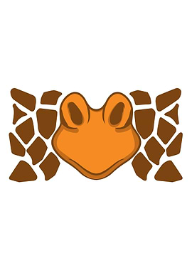 giraffe Face lovers cute