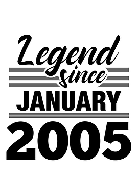 Legend Since January 2005