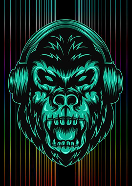 Headphone Gorillia Blue