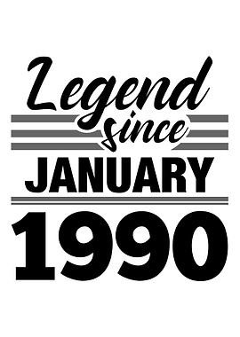 Legend Since January 1990