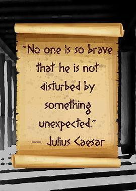 Caesar not brave enough