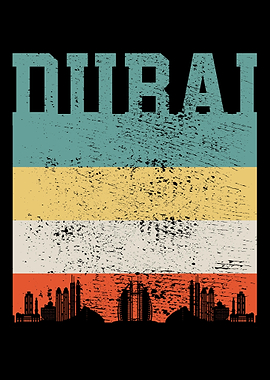 Dubai Land Flagge Urlaub S